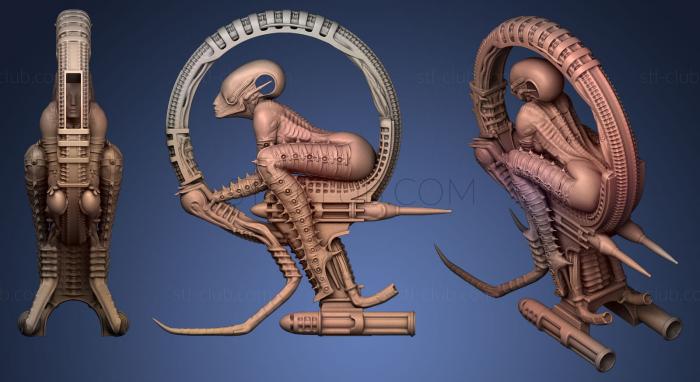 3D model Space jockey (STL)